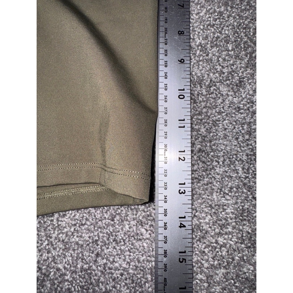 All In Motion Women's Olive Green High-Waisted Biker Shorts‎ - Picture 5 of 11